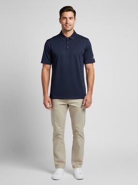 Adidas Men’s Navy Blue Climalite Short Sleeve Polo Shirt‎ Size Medium